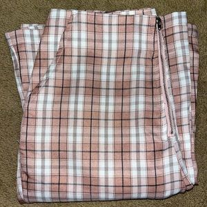 SHEIN Checkered Flare Pants